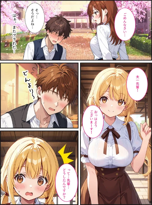 [エロ漫画]落ち込んでるオレに爆乳の後輩女子が処女をくれました！ モザイク版/2026-05-02［商業誌］ 試し読みサンプル 5ページ目