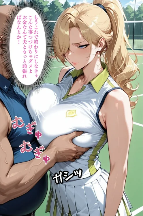 [エロ漫画]人妻ですが雌でした〜イきたくないのに醜顔アクメ テニスコーチが醜態晒した日〜 モザイク版/2026-05-23［商業誌］ 試し読みサンプル 15ページ目