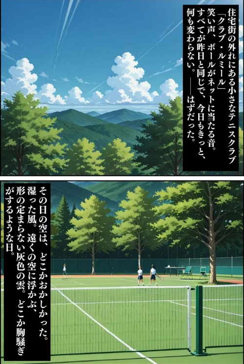 [エロ漫画]人妻ですが雌でした〜イきたくないのに醜顔アクメ テニスコーチが醜態晒した日〜 モザイク版/2026-05-23［商業誌］ 試し読みサンプル 3ページ目