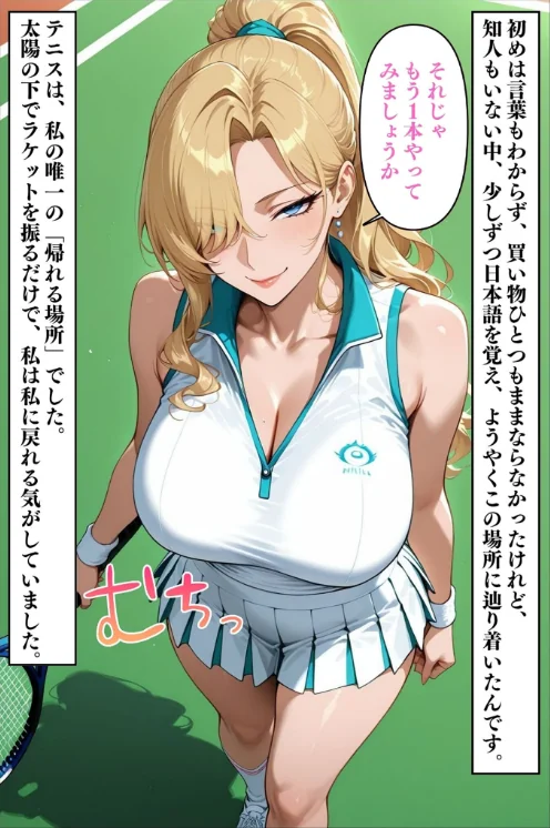 [エロ漫画]人妻ですが雌でした〜イきたくないのに醜顔アクメ テニスコーチが醜態晒した日〜 モザイク版/2026-05-23［商業誌］ 試し読みサンプル 6ページ目