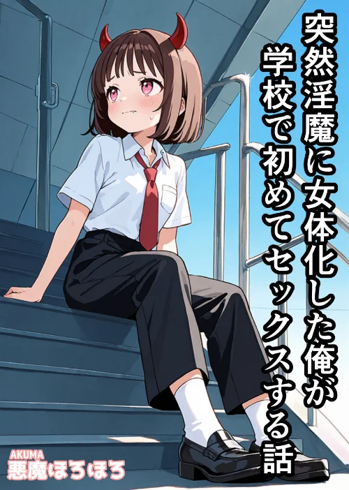 [エロ漫画]突然淫魔に女体化した俺が学校で初めてセックスする話【モザイク版】/2026-05-29［商業誌］ 試し読みサンプル 2ページ目