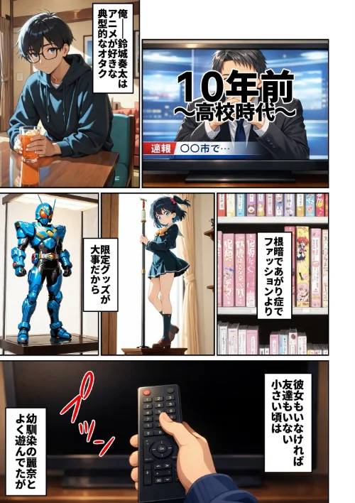 [エロ漫画]昔、俺をバカにしていた幼馴染を10年後港区のタワマンに呼び出して朝まで〇〇する話。【モザイク版】/2026-06-23［商業誌］ 試し読みサンプル 2ページ目