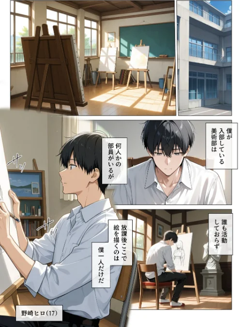 [エロ漫画]内気で弱気な女教師が勇気を出して生徒を痴女誘惑【モザイク版】/2026-07-17［商業誌］ 試し読みサンプル 2ページ目