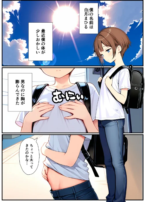 [エロ漫画]子宮誕生〜女の子になった体でセックスに溺れる学校生活〜【モザイク版】/2026-08-17［商業誌］ 試し読みサンプル 2ページ目