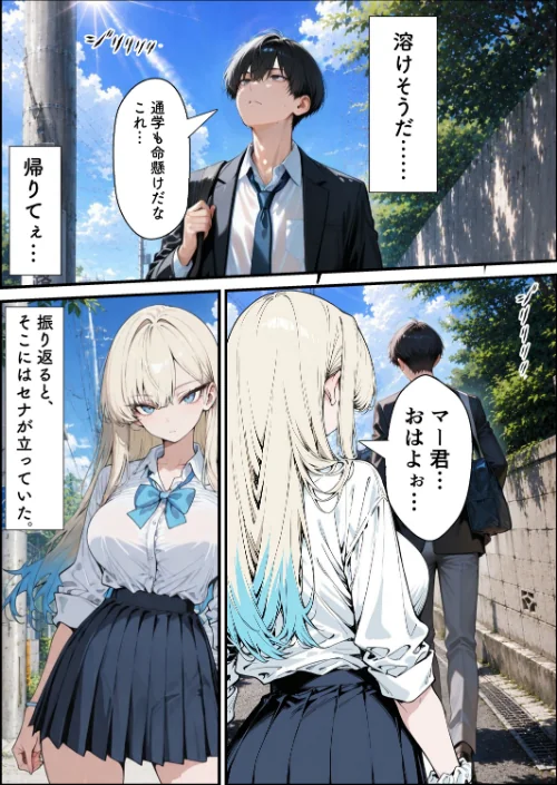 [エロ漫画]性知識に疎い幼馴染天然ギャルと本気子作りセックスしちゃう話【棒消し修正版】/2026-08-18［商業誌］ 試し読みサンプル 2ページ目