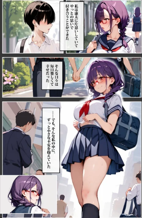[エロ漫画]「3秒だけ好きにシていい」と言ったデカパイ委員長の寝取られマ〇コを貸してもらった件（3）（単話）【モザイク版】/2026-09-09［商業誌］ 試し読みサンプル 2ページ目